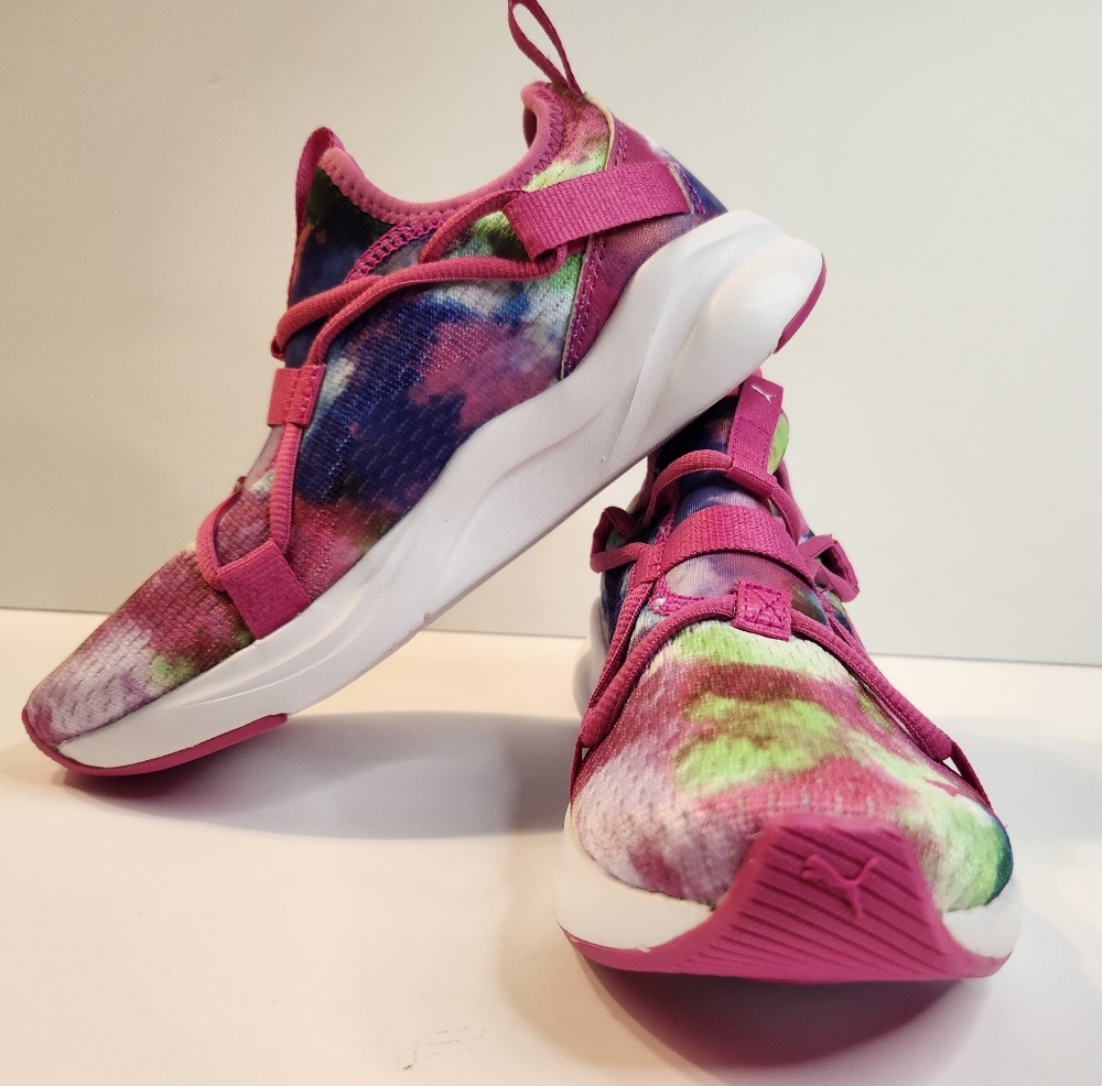 Colorful Tie-Dye Puma Sneakers